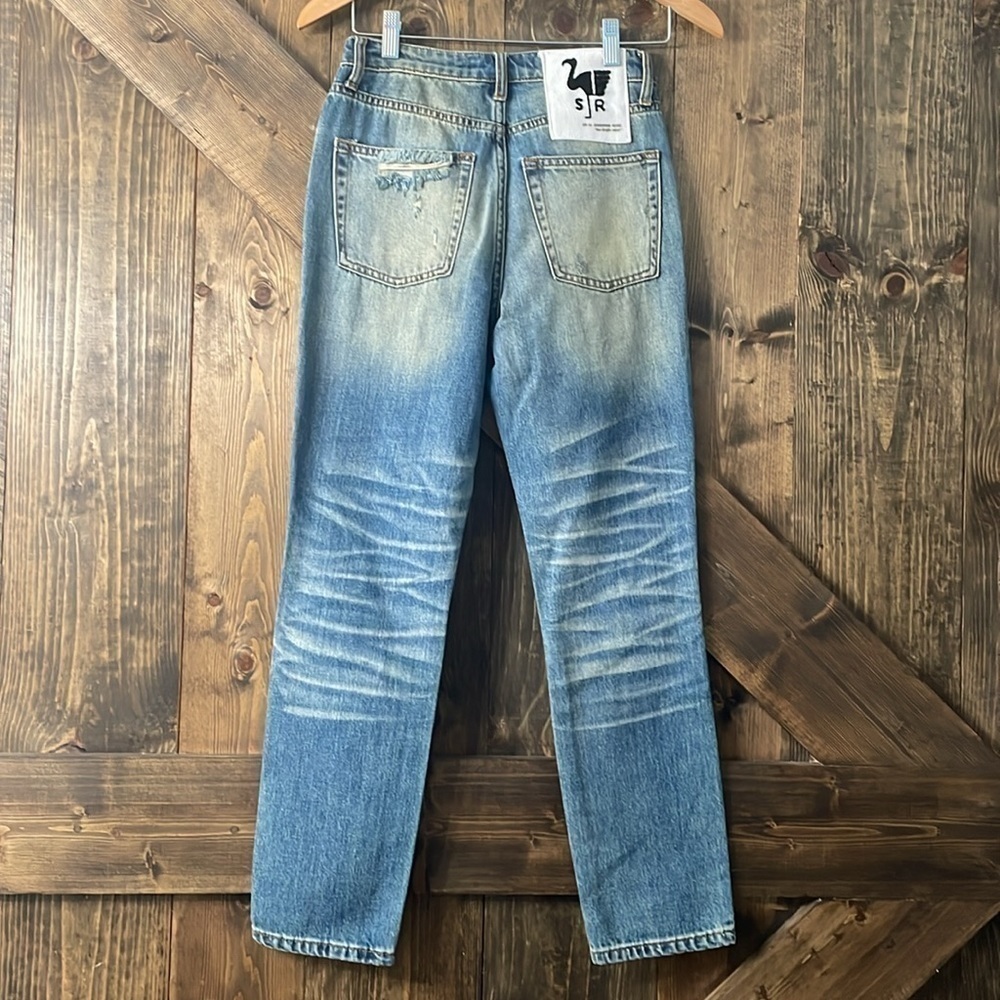FREE PEOPLE x Sandrine Rose Butterfly Straight Leg Jeans - Picture 3 of 10